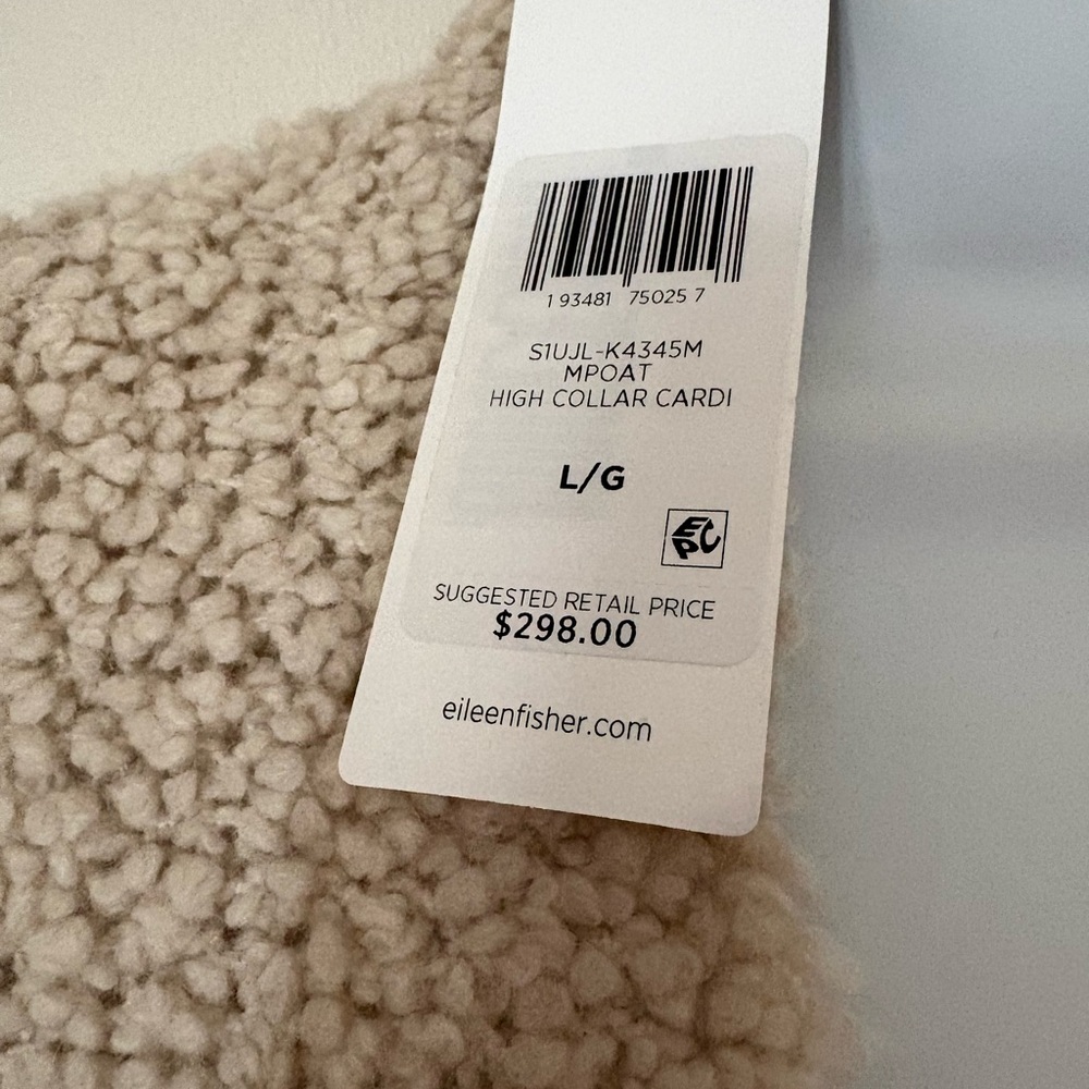Eileen Fisher Open Front Cardigan - Picture 3 of 6
